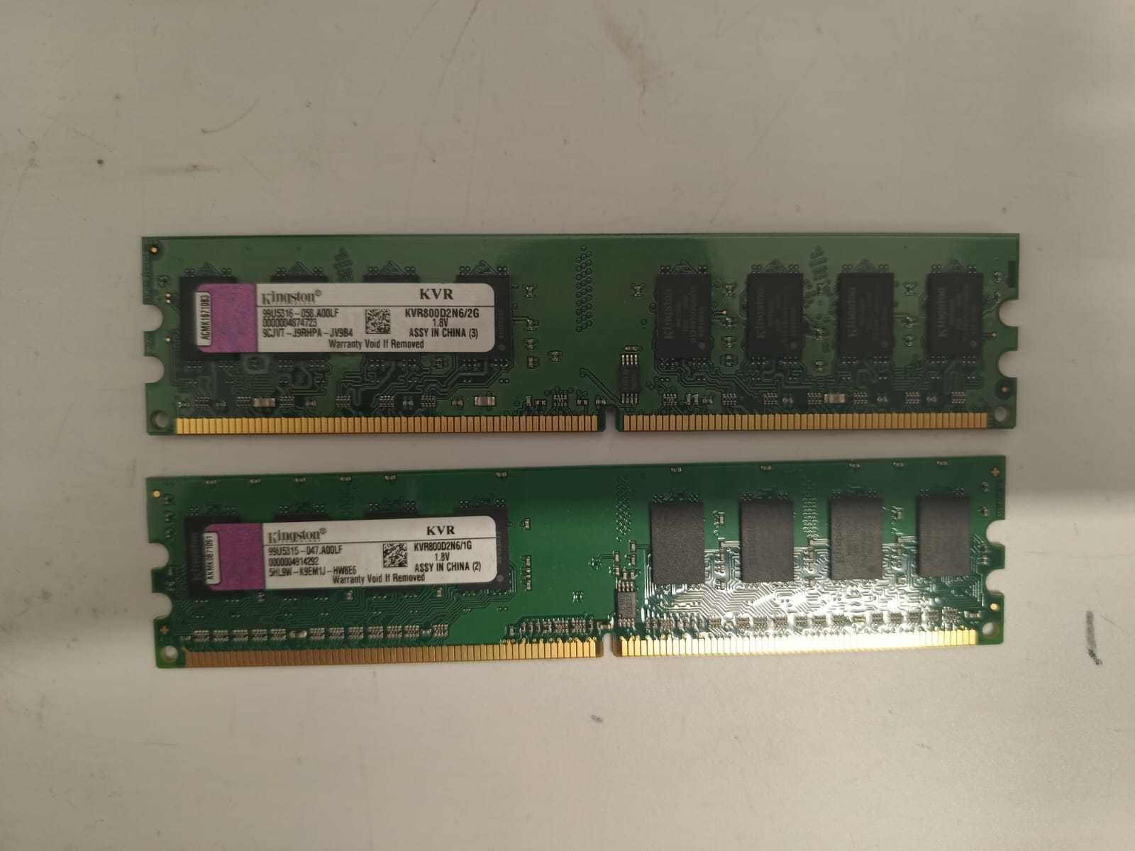 Pamięć Ram z PC Dell Optiplex 745 Kingston 1GB + Kingston 2GB.
