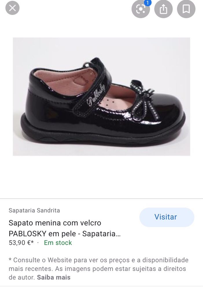 Sapatos Pablosky t21