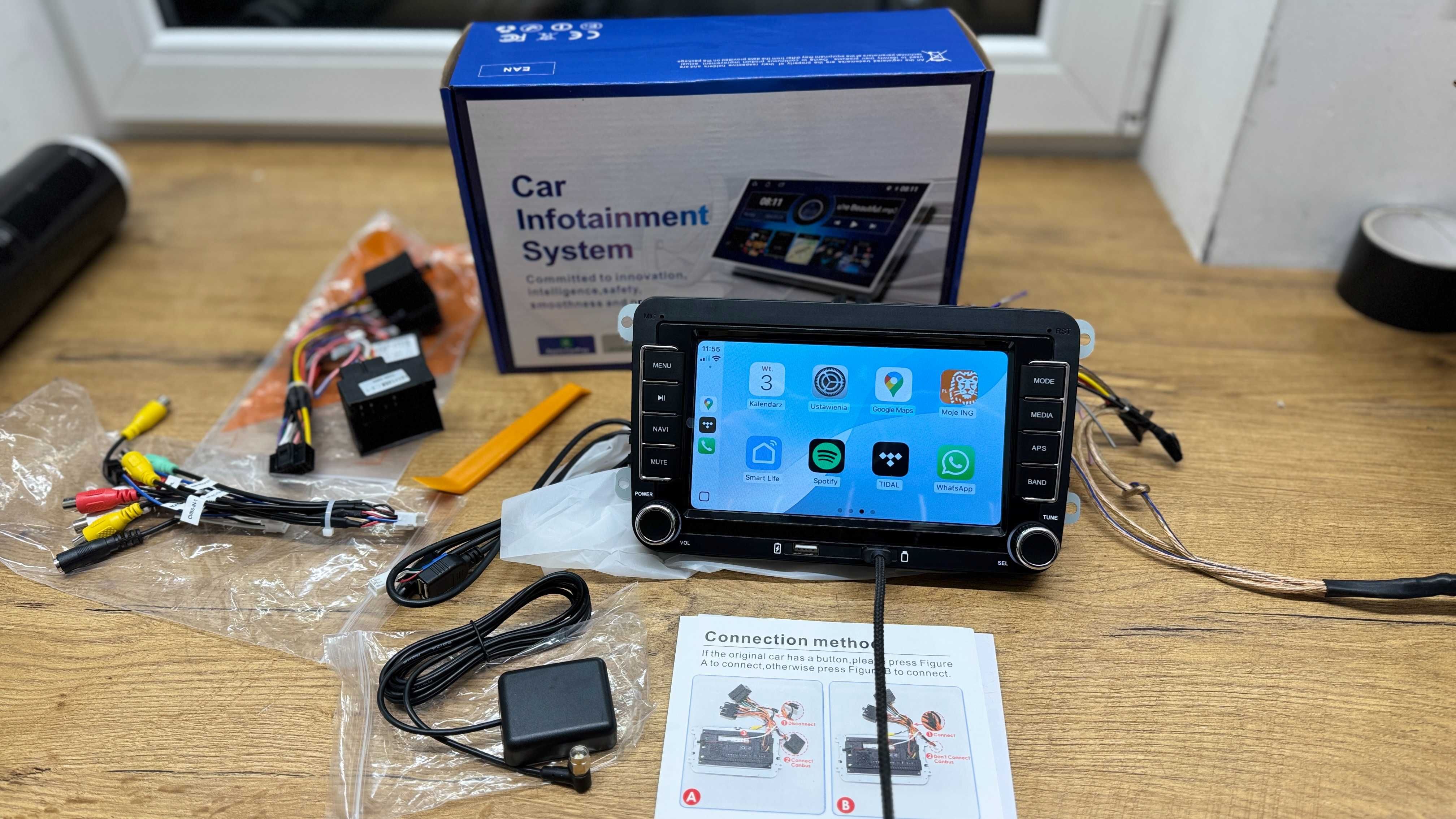 radio android 2gb vw passat,skoda,seat carplay androidauto