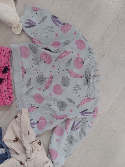 Paka ubrań dla dziewczynki Zara, Reflex i inne książki Kicia kocia