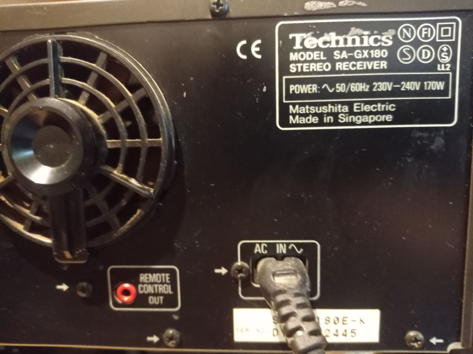Amplituner Technikcs SA -GX 180.