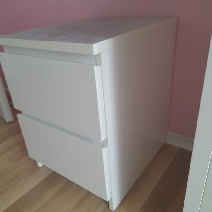 Szafka nocna z dwoma szufladami, Ikea