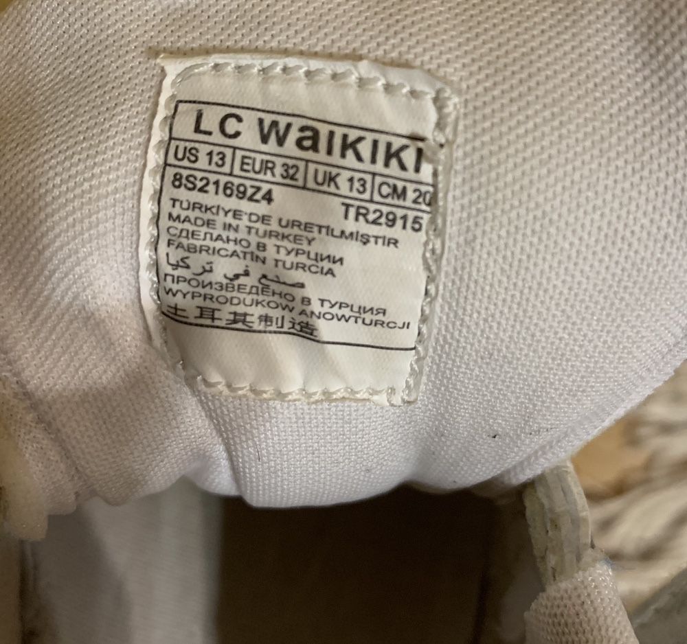 мокасины LC waikiki туфли серебро размер 32