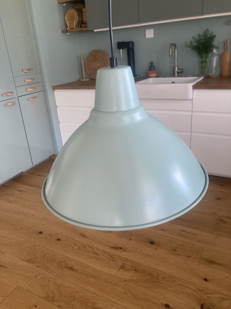 Lampa kuchenna wisząca pokojowa miętowa