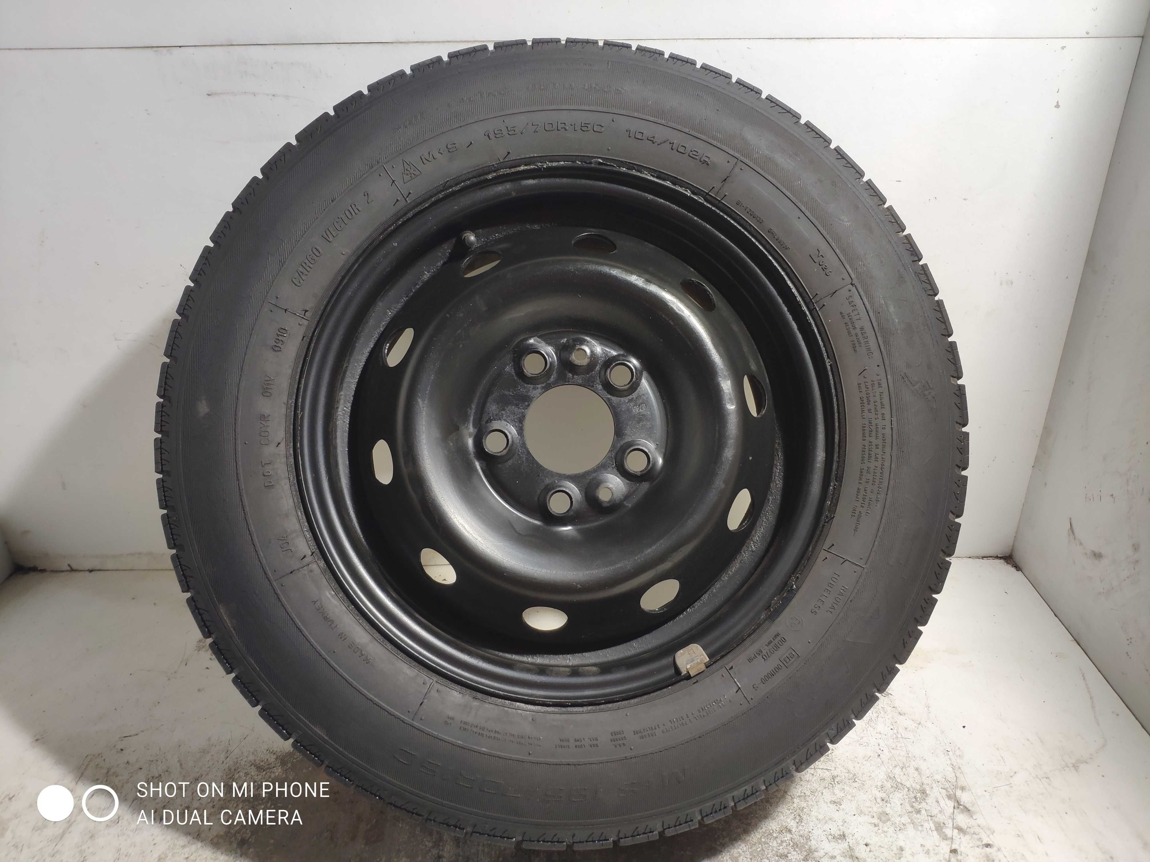 Koło opona felga 195/70R15C zapasowe DUCATO 15 cali bus GOODYEAR