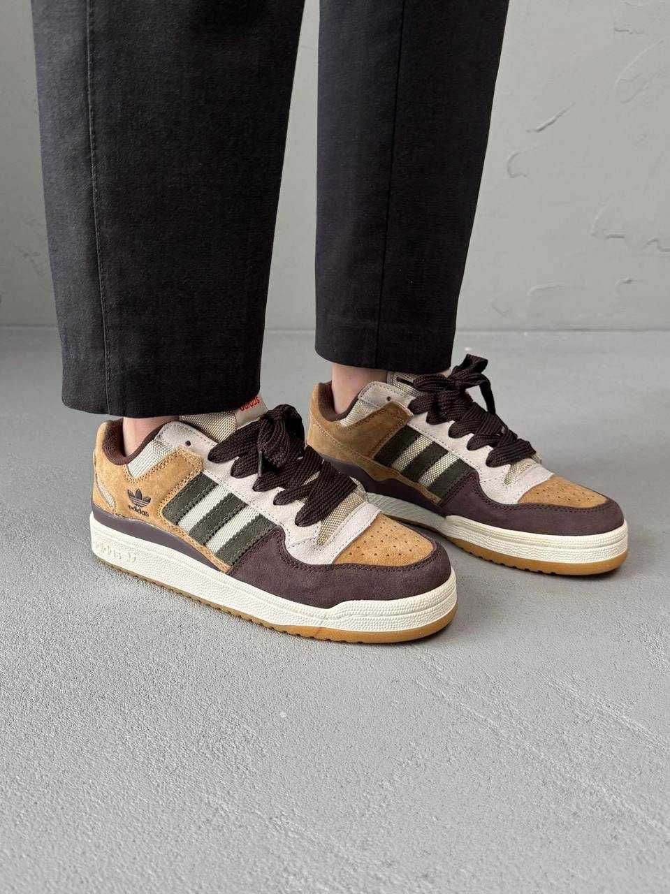 Кросівки Adidas Forum 84 Low Brown premium
