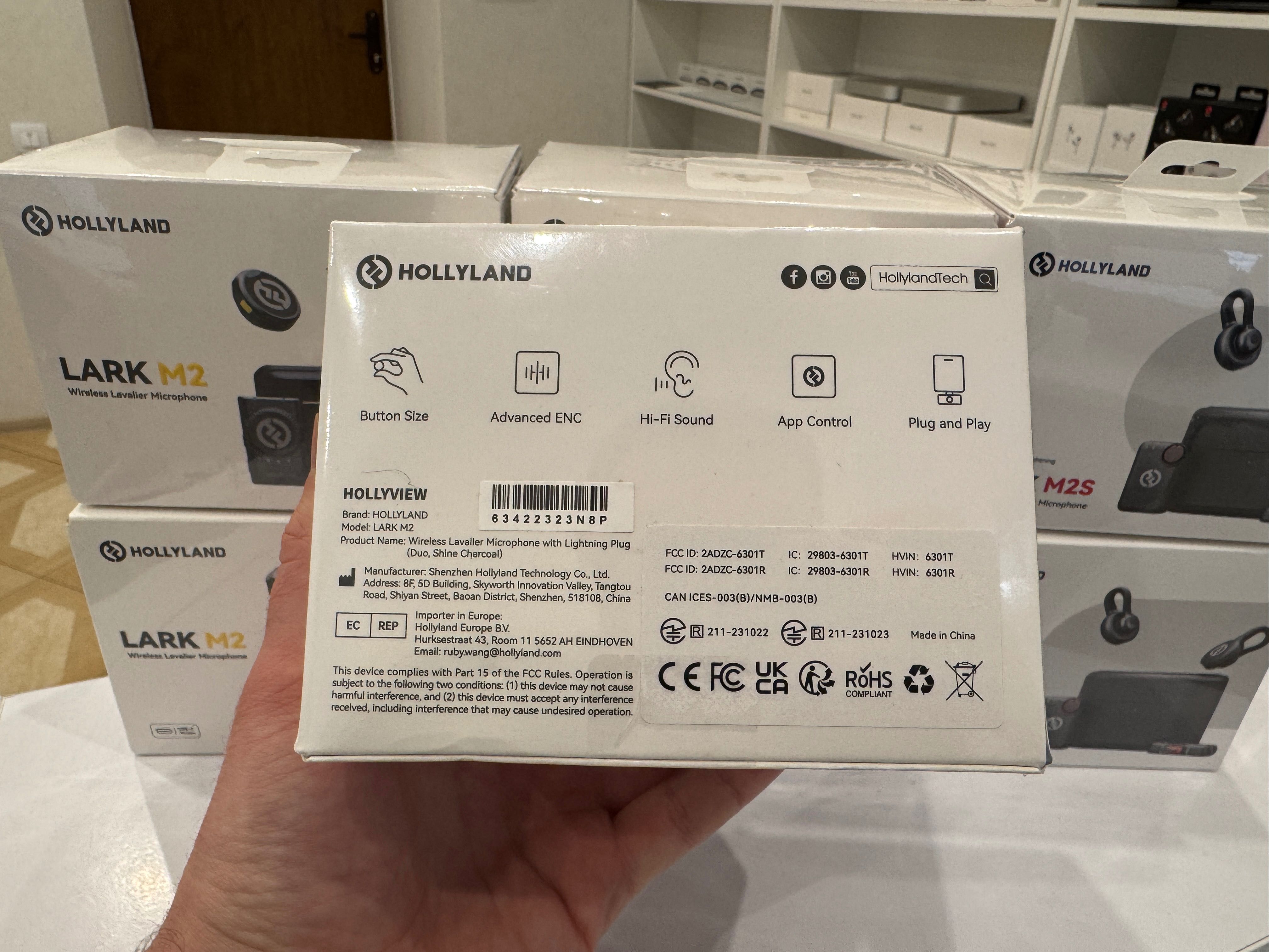 Мікрофон Hollyland Lark M2 Duo with Lighting Iphone USB-C Combo M2s
