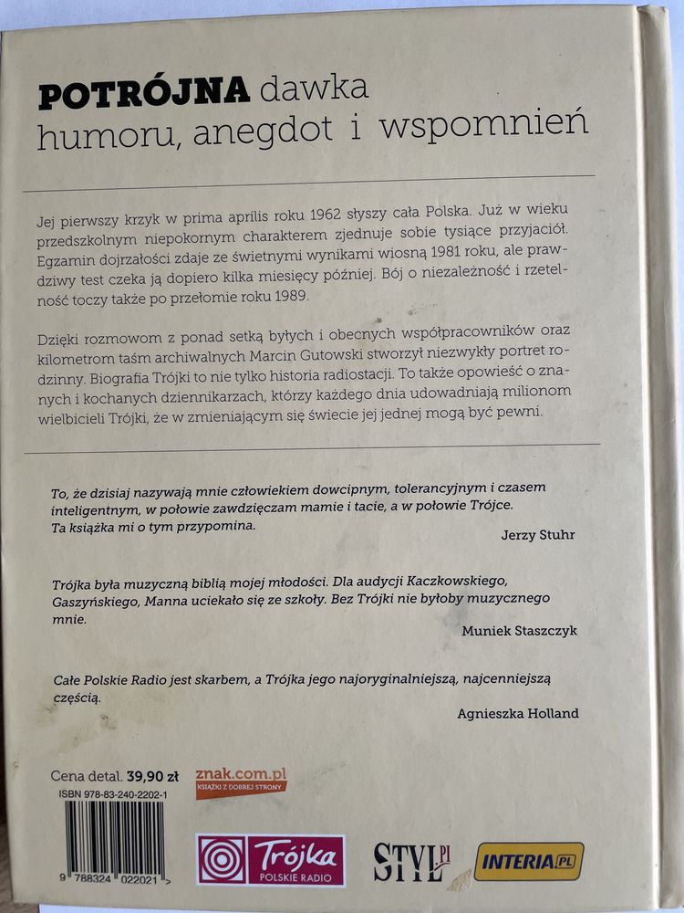Książka Marcin Gutowski „Trójka z dżemem, palce lizać”.