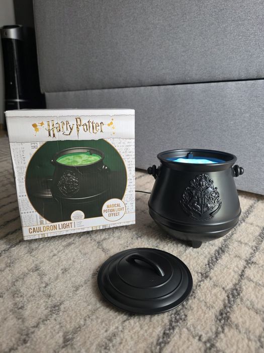 Lampka nocna LED Harry Potter Kociołek - NOWA świecąca na różne kolo