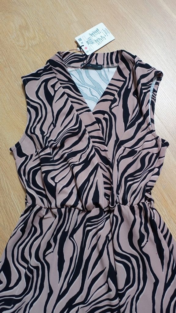 Mohito sukienka midi zebra nowa z metką XXS