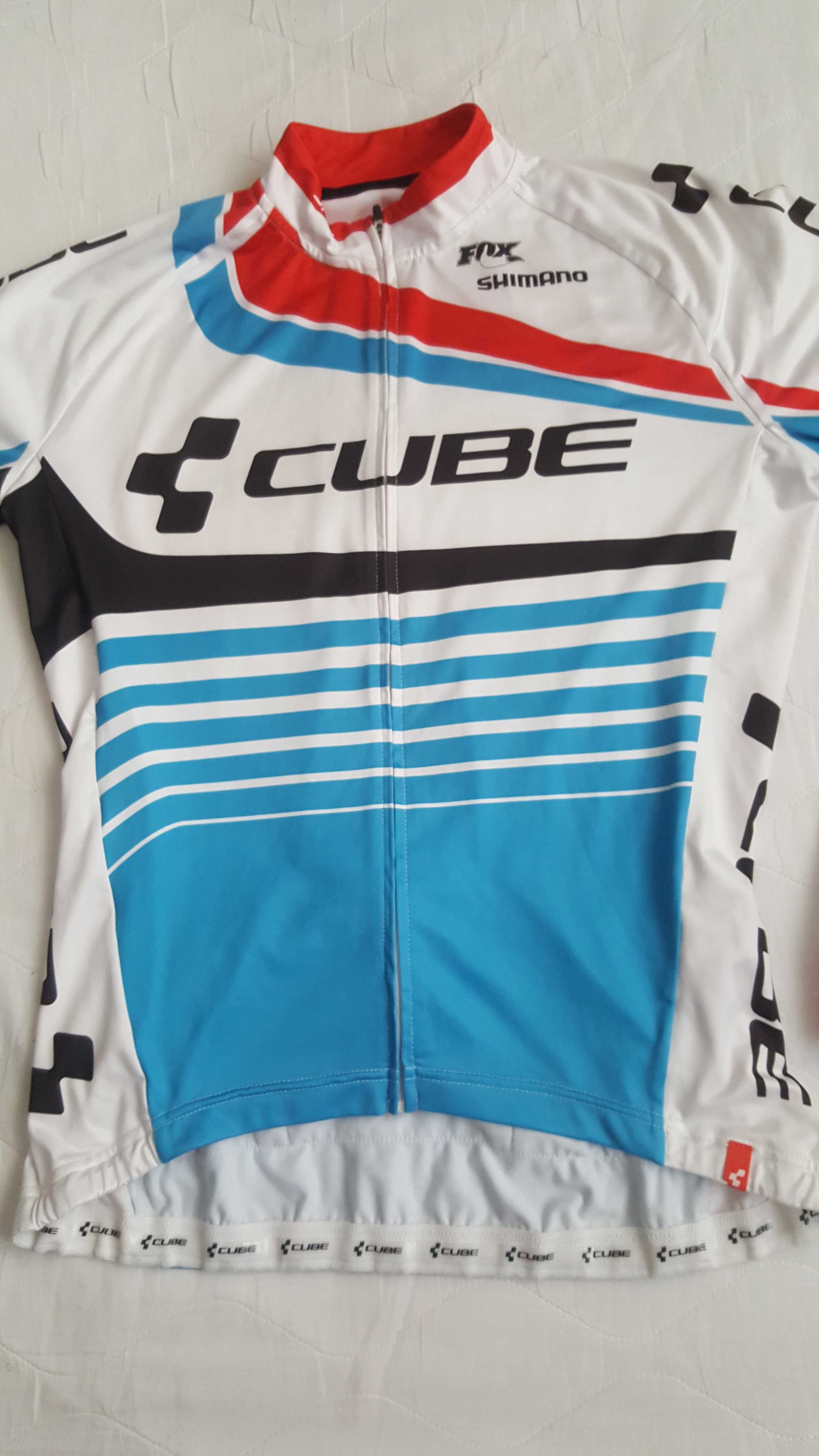 CUBE Teamline bluza kolarska rowerowa długi rękaw