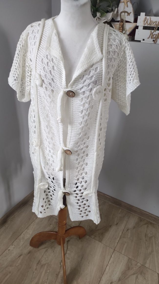 Lekka długa narzutka Boho