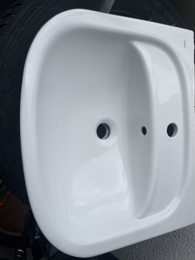 Zlewozmywak, zlew ceramiczny Koło biały
