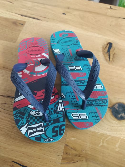 Havaianas - chłopięce klapki japonki Auta Cars rozmiar 31/32