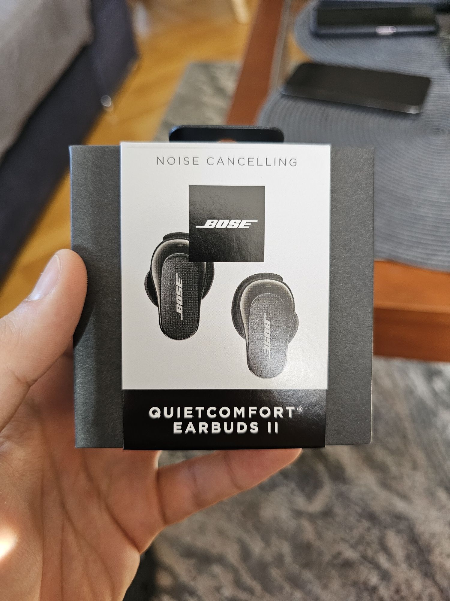 Bose QuietComfort Earbuds II 2 nowe plomba faktura