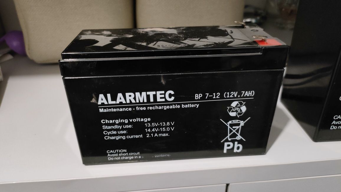 Akumulator żelowy ALARMTEC UPS 12v, 18ah