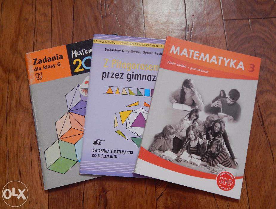 Sprzedam zbiory zadań z matematyki