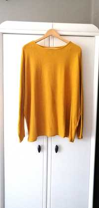 H&M musztardowy sweterek musztardowa bluzka żółta żółty XXL42