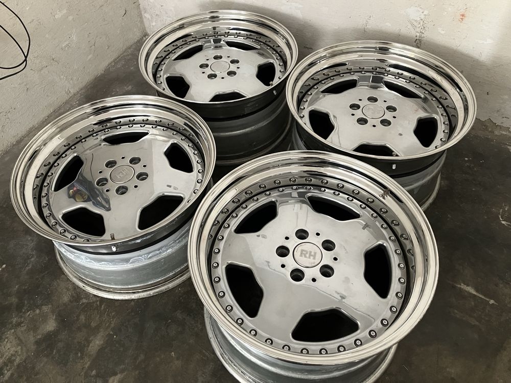 RH Topline 19” felgi skręcane 3tlg Mercedes SEC W126 AMG monoblock