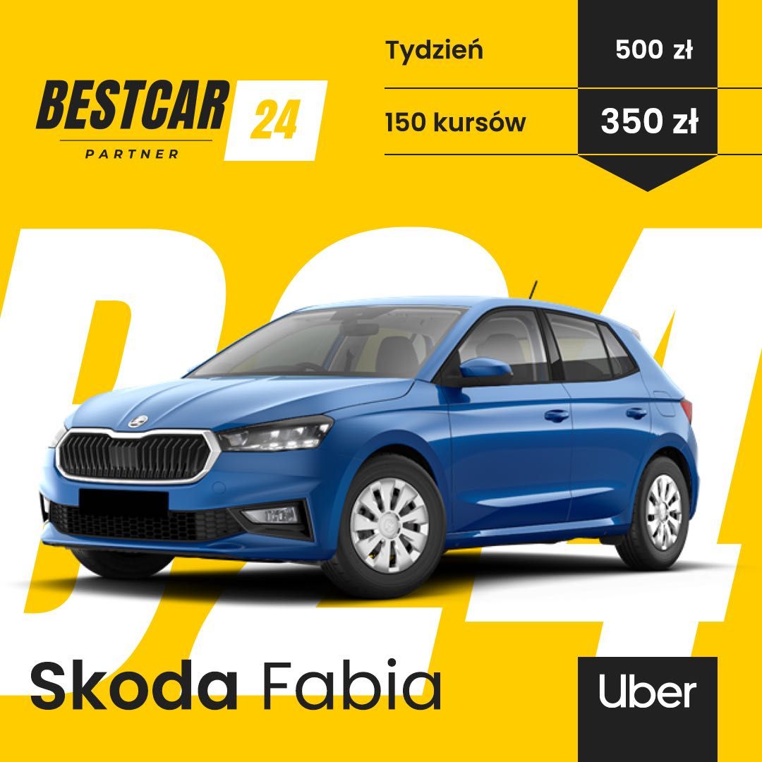 Toyota Corolla/CHR/Lexus/ Hybryda + LPG/ Uber/ 650 zł/ Fabia 350 zł