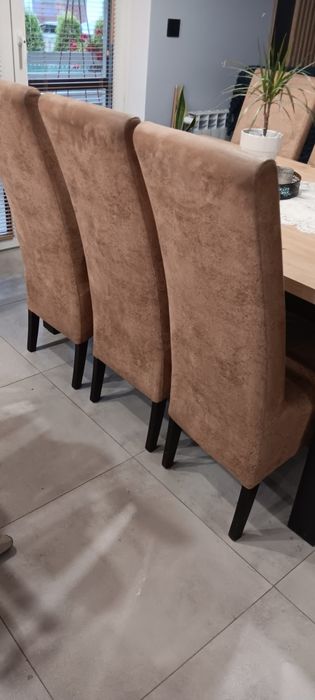 Komplet 6 krzesel do salonu/jadalni