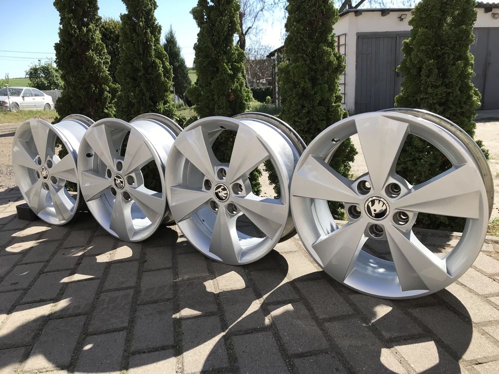 Felgi Alu 16” Ori Skoda 5x112 Octavia, Yeti, Superb itp Bardzo Ładne!