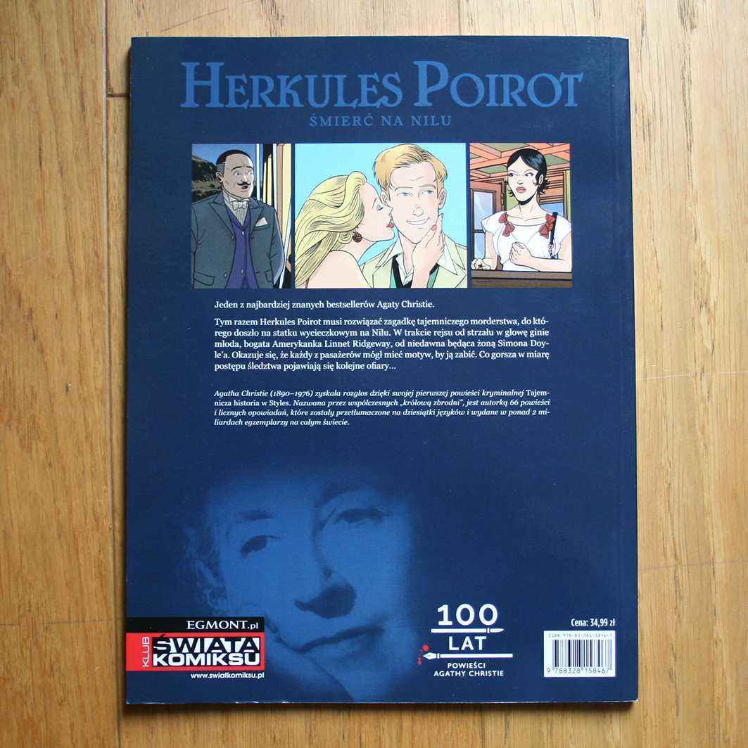 Komiks. Śmierć na Nilu. Seria Agatha Christie. Herkules Poirot