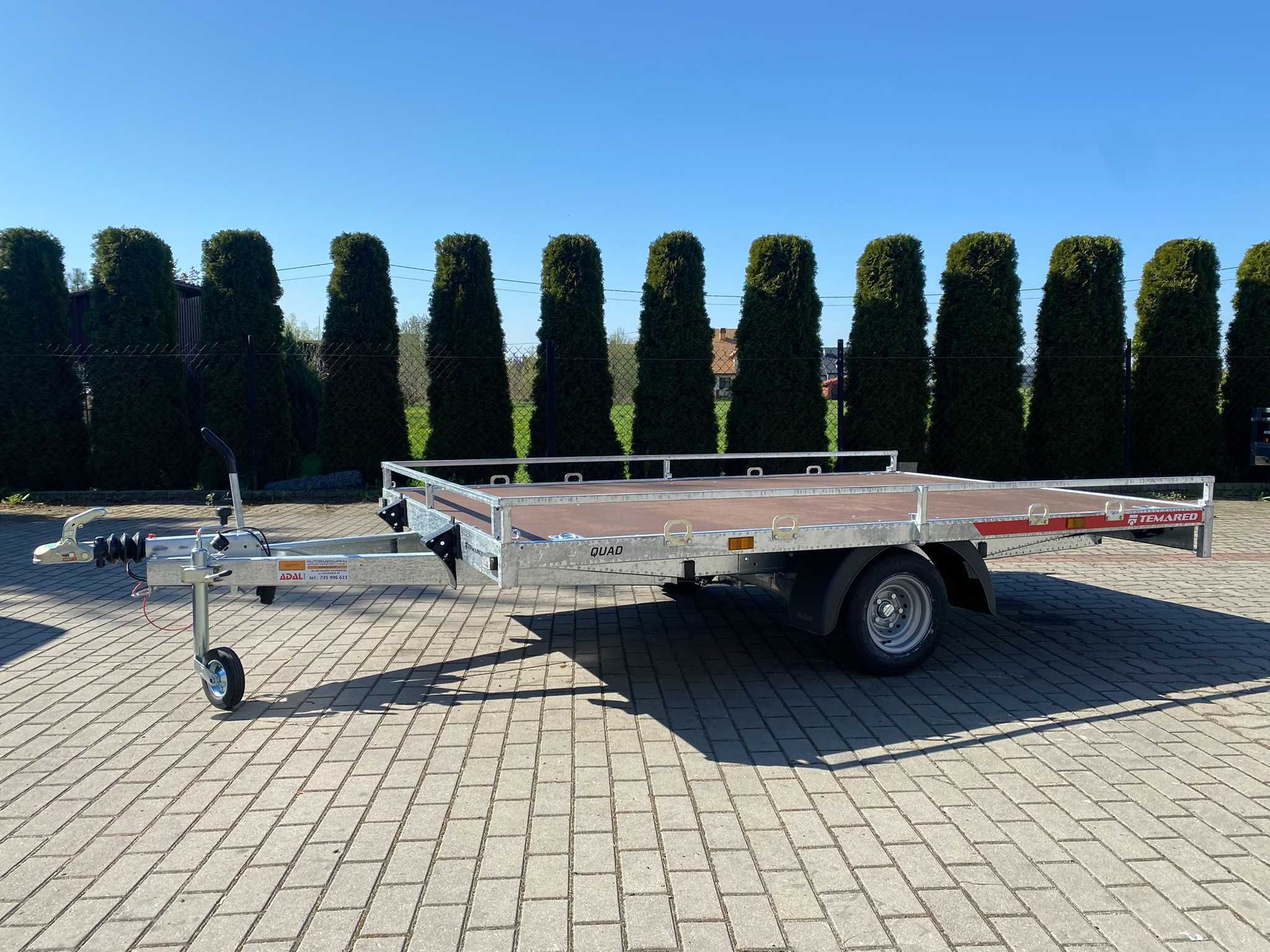 Przyczepa na 2 QUADY 295x194 TEMARED QUAD 2 3020 DMC:1500kg Dostawa