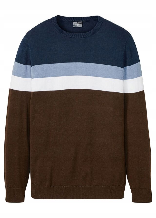 B.P.C sweter męski w paski XXL.