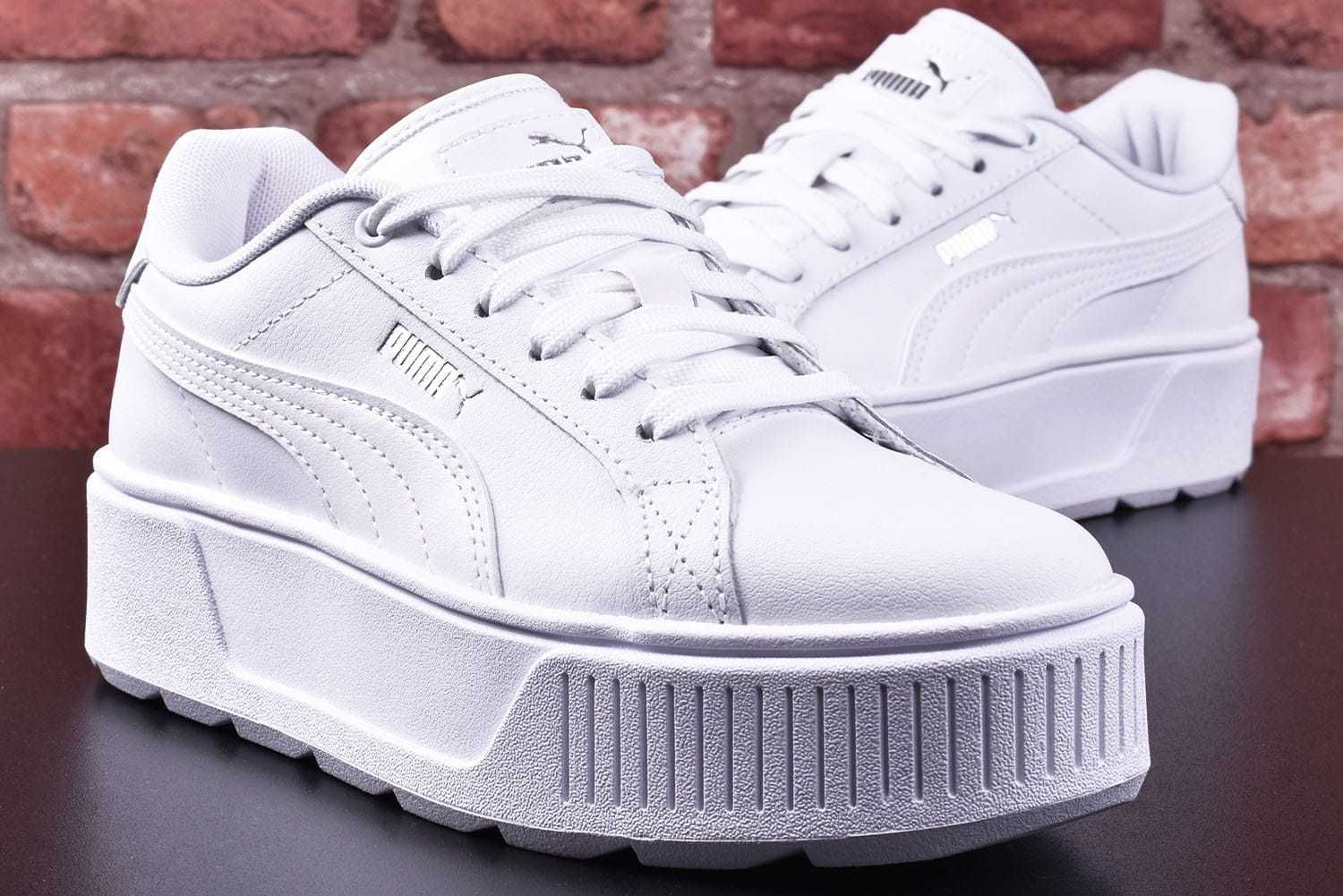 Buty Sneakersy Damskie Puma Karmen L JR platforma białe r.36 wys.24h