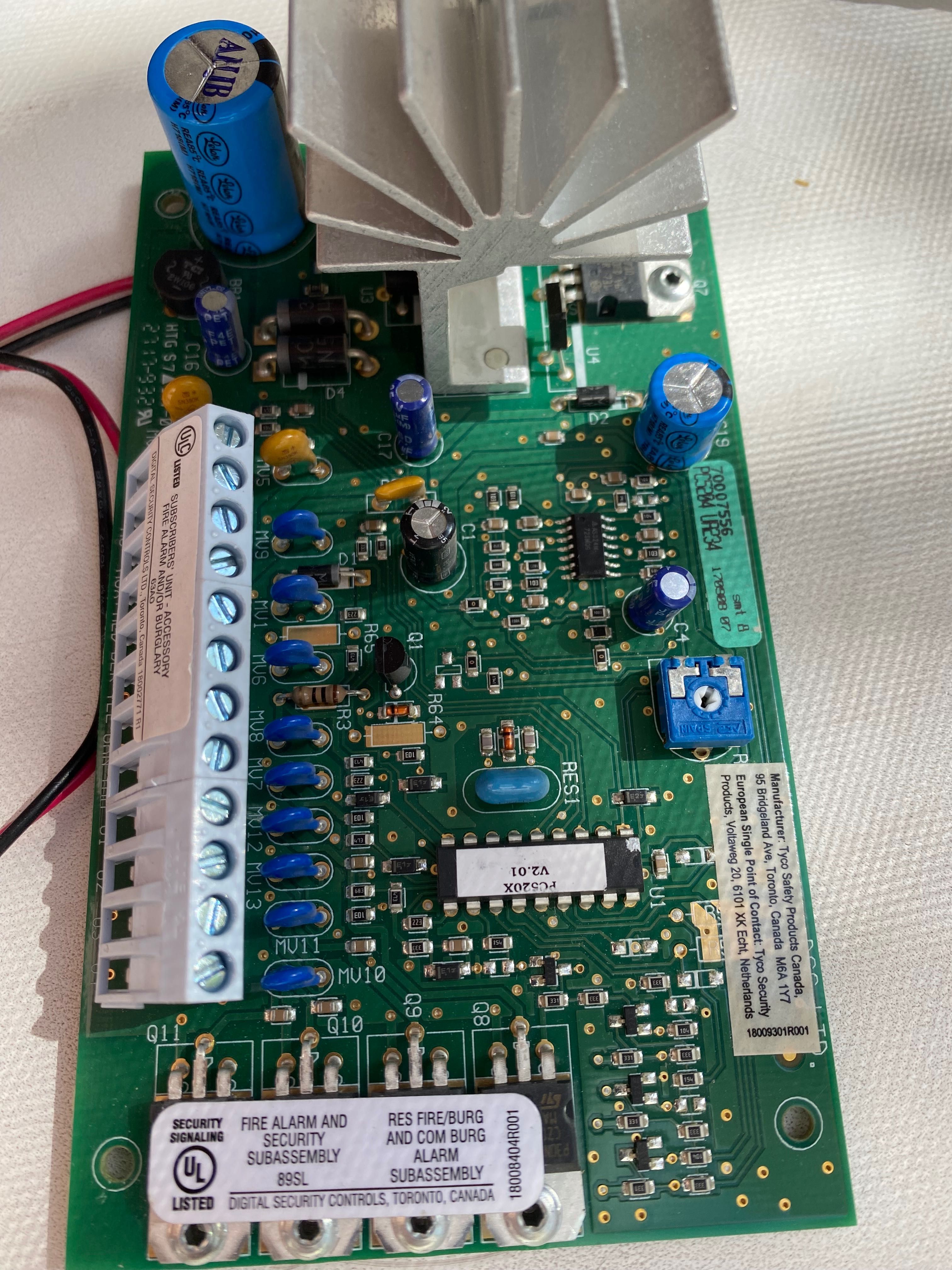DSC PC5204 Power Supply Module