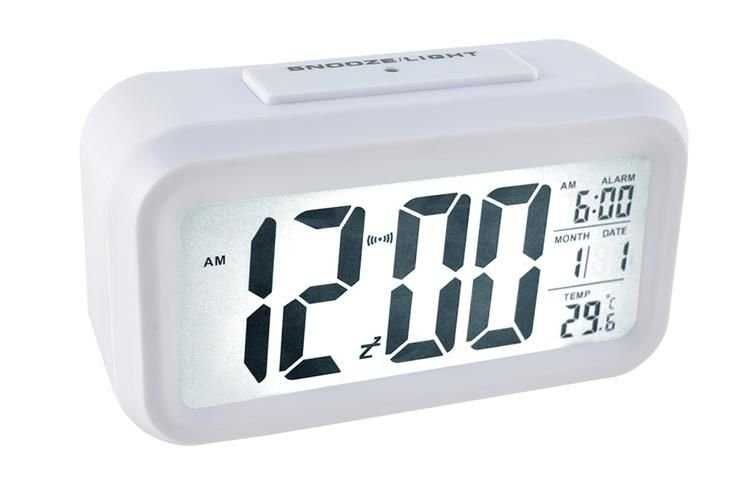 Budzik Zegar LED Elektroniczny Termometr Alarm 24H KOLORY