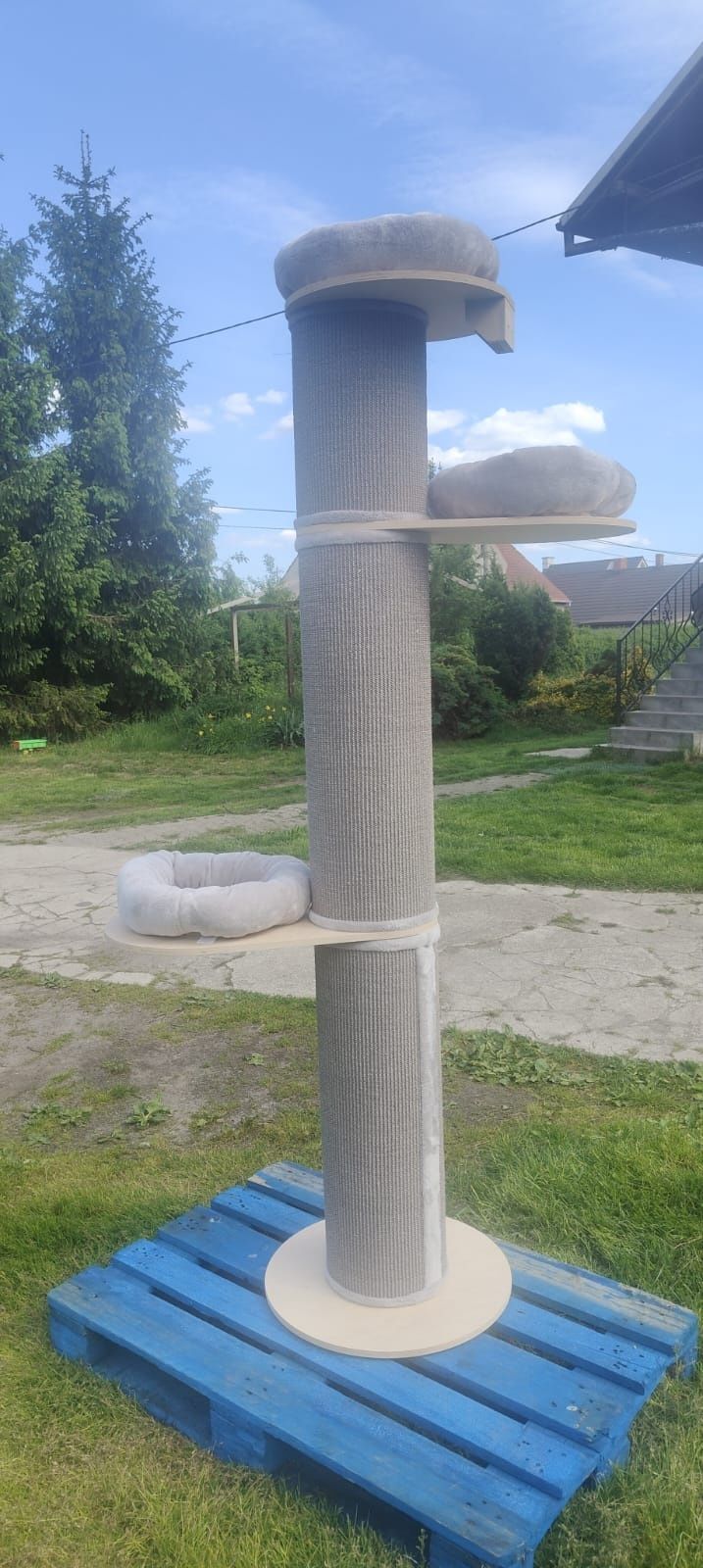Drapak Jasmine XXL szary kompletny