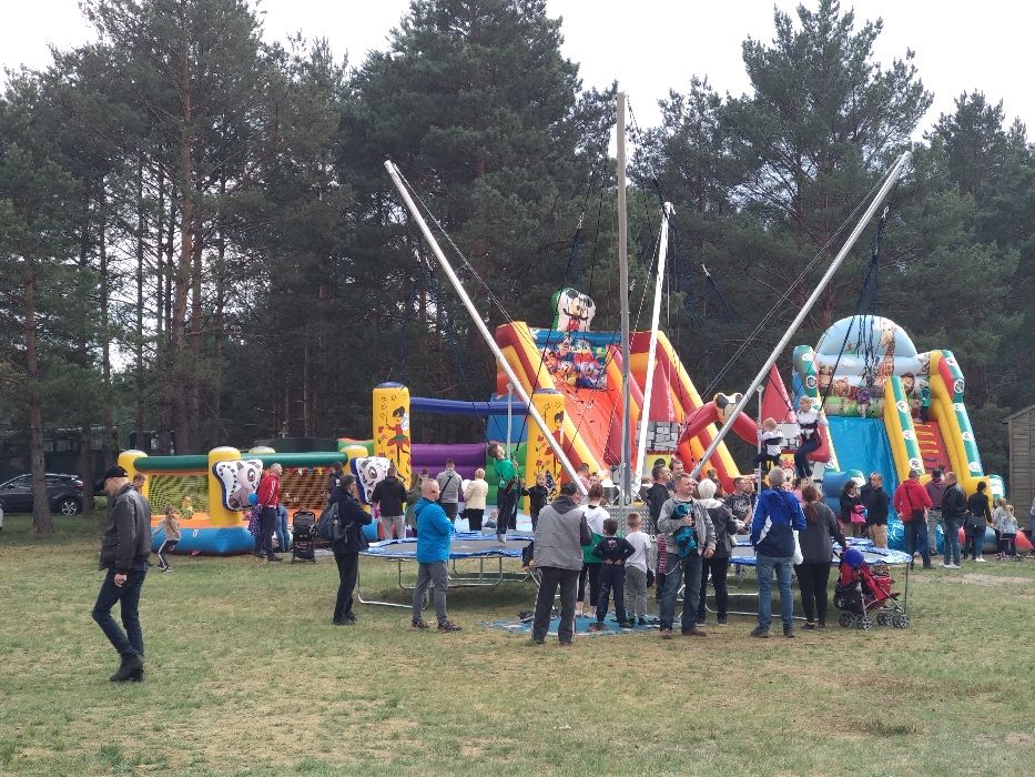 Byk rodeo dmuchance festyny zjeżdżalnia eurobungee wata cukrowa popcor