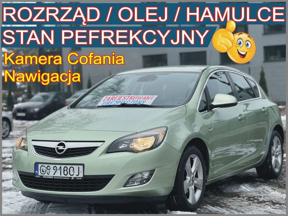Opel Astra 100%BEZWYPADKOWY NowyRozrząd/Hamulce/Olej Navi/Kamera/Klimatronic IGŁA