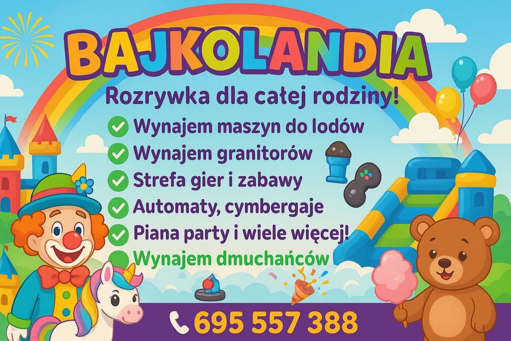 Wynajem dmuchańców , eliminator , byk rodeo , maszyny