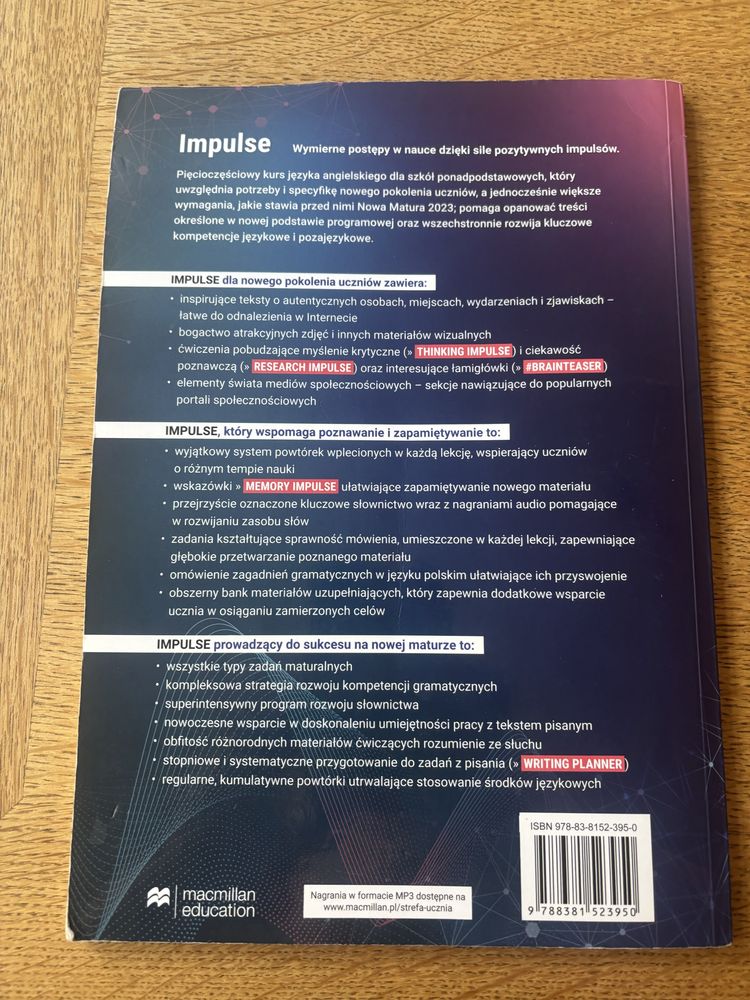 Podręcznik i cwiczenia impulse 3