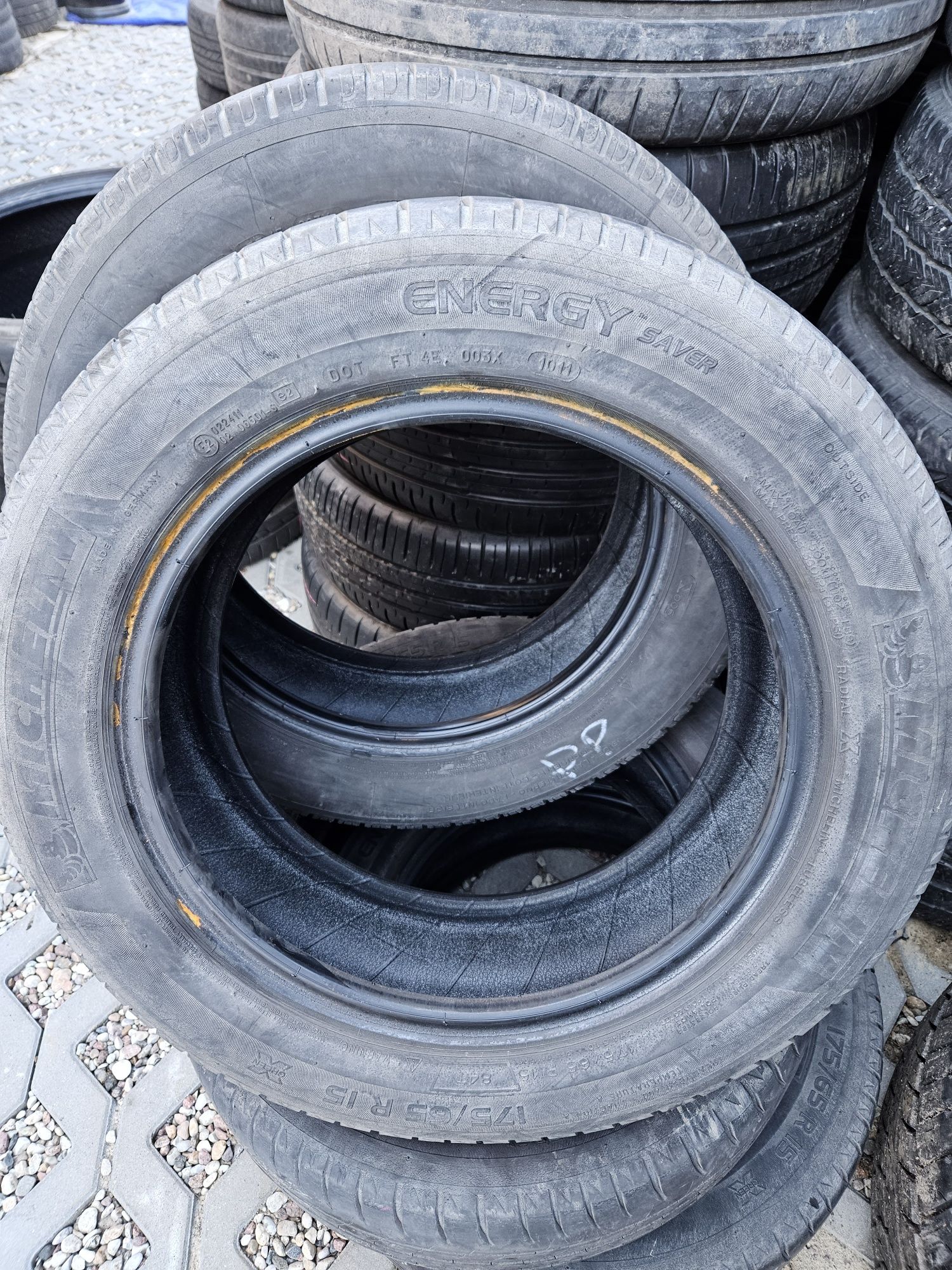 [4szt] Michelin 175/65 r15 Letnie /// 5,6mm!!! MONTAŻ