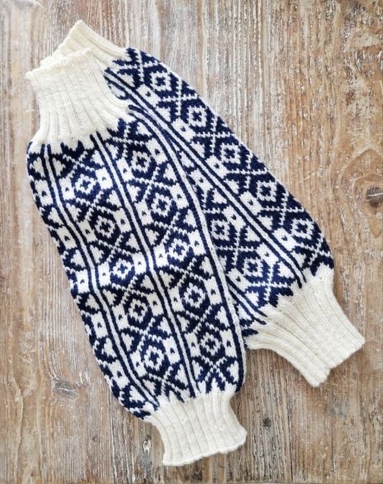 Wełna wool 100% ocieplacze na nogi handmade