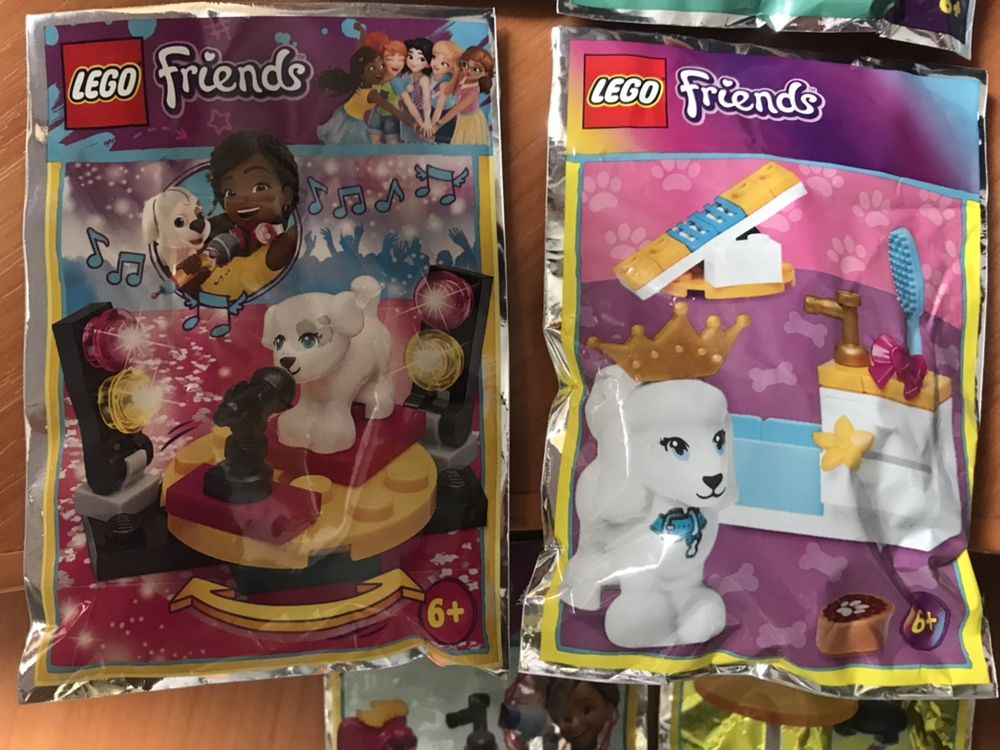 Колекційне Lego Friends котик кролик песик дельфін