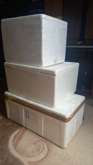 Boksy styropian pudełka