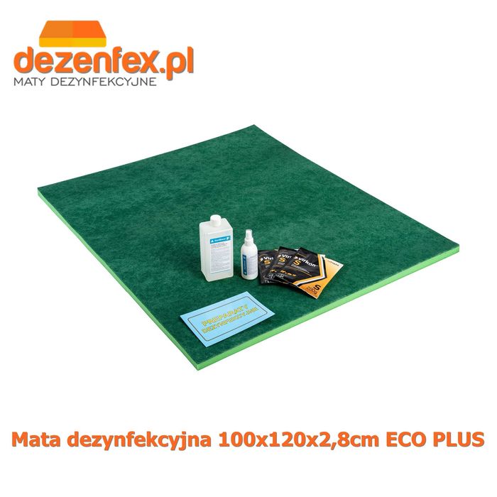 Maty;mata dezynfekcyjna;do dezynfekcji 100x120x2,8cm Ekonomiczne /