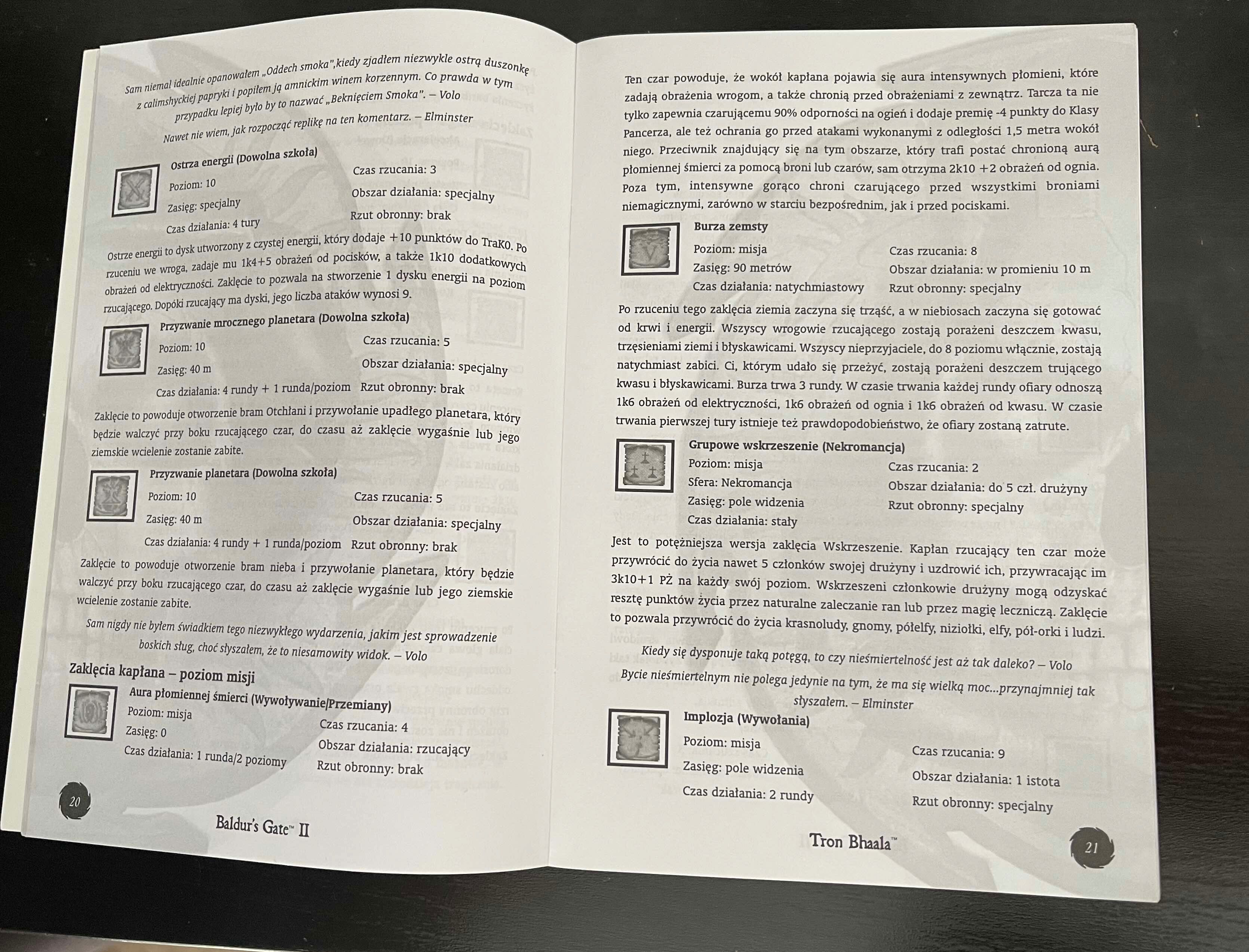 Instrukcja do gry PC Baldur's Gate 2 Tron Bhaala