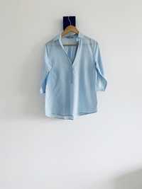 Koszula błękitna baby blue zwiewna Orsay basic boho oversiz