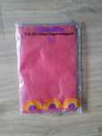 Czerwony obrus papierowy jednorazowy wzór 120x120cm x 2 sztuki PAVA