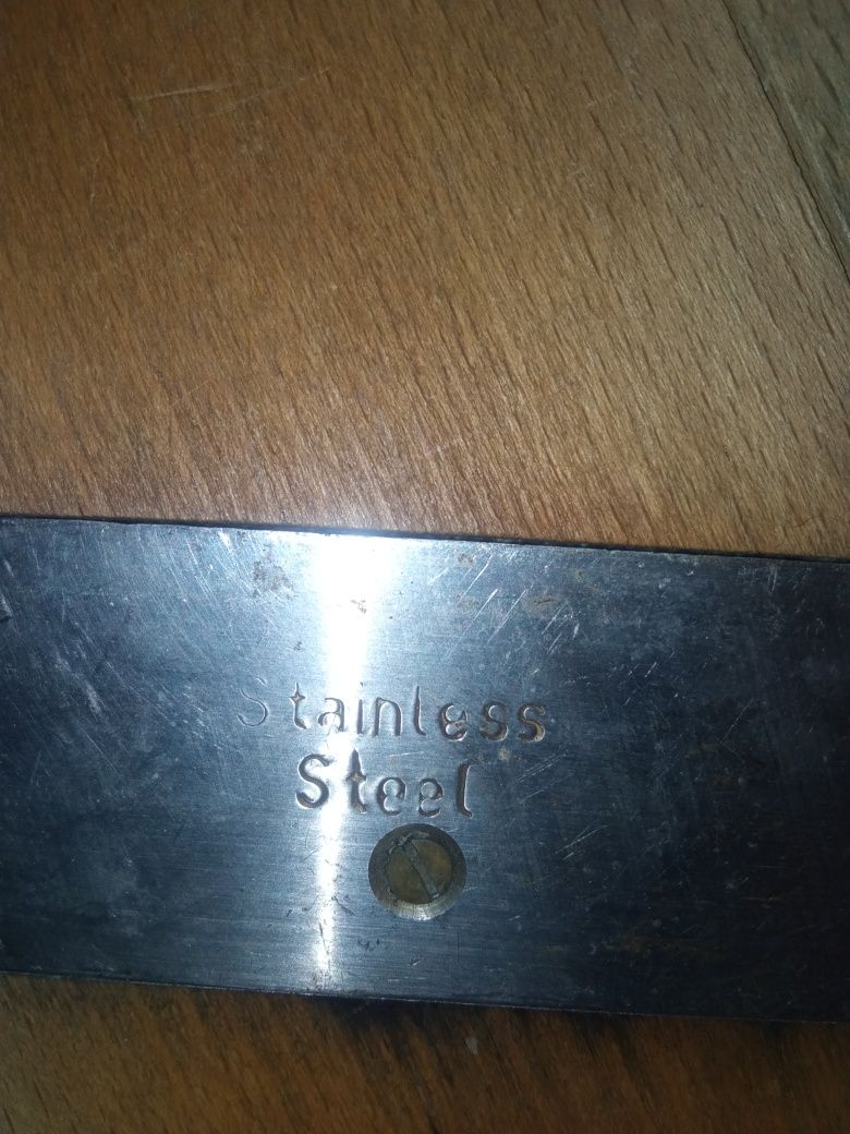 Stara szatkownica drewniana do kapusty meta l- StainleSS Steal .vintag