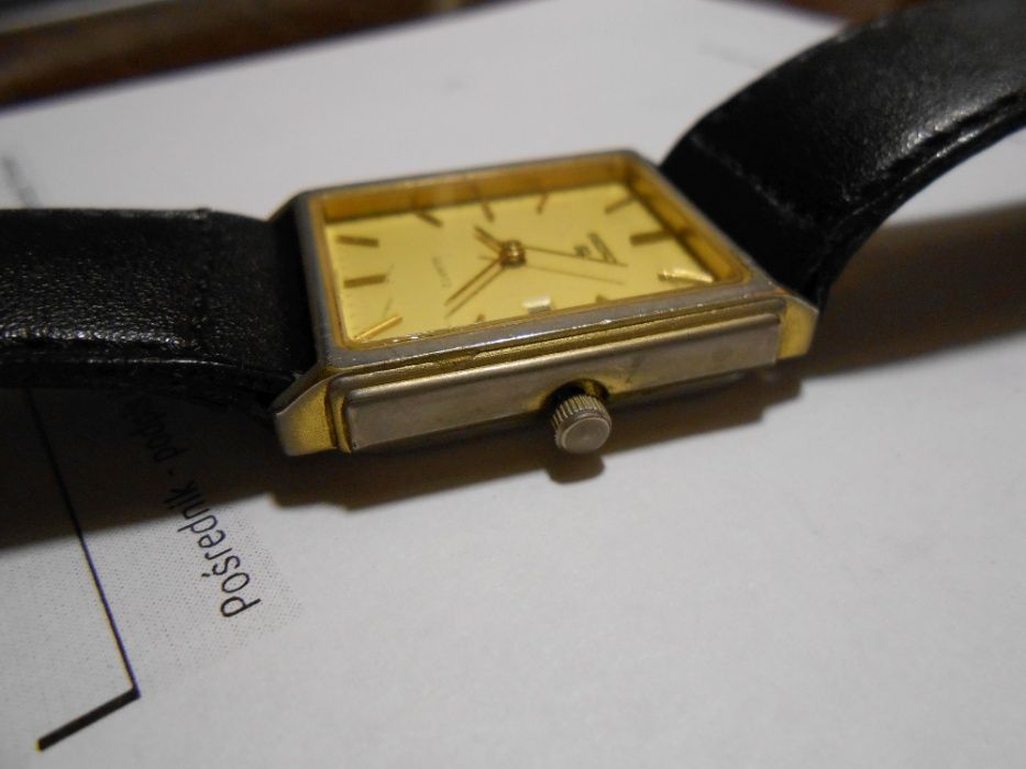 zegarek seiko quartz japan vintage kostka