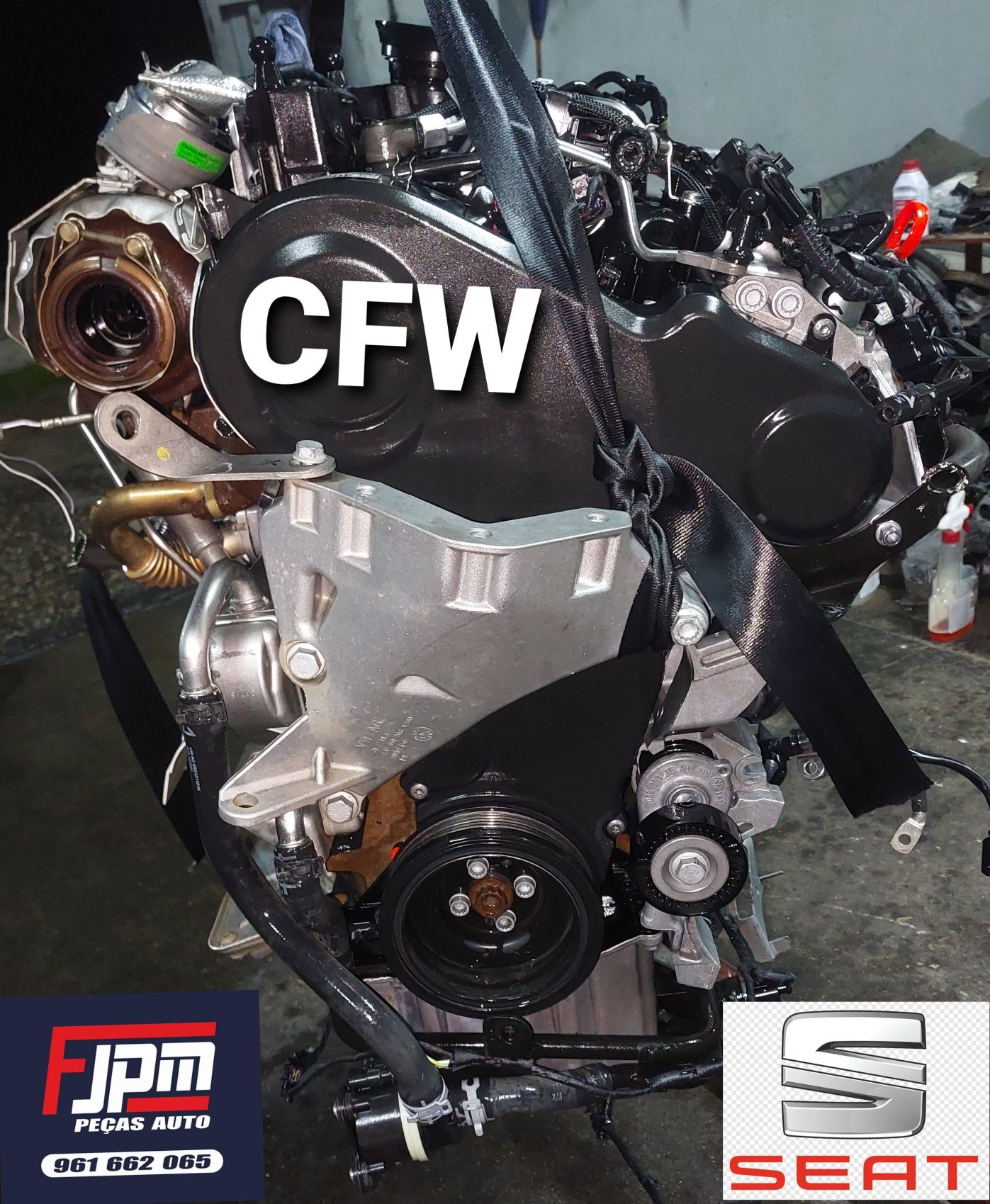 Motor vw 1.2 tdi 2013 ref cfw