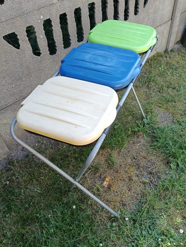 Stojak na worki do segregacji śmieci