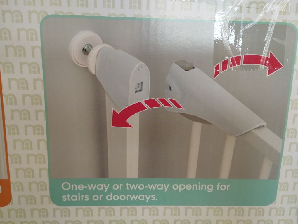 Bramka rozporowe zabezpieczająca ochronna  schody drzwi